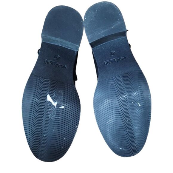 Gentle Souls by Kenneth Cole Black Suede Side Zip Ankle Boots, Size 10M - Picture 5 of 5